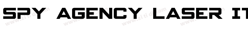 Spy Agency Laser It字体转换